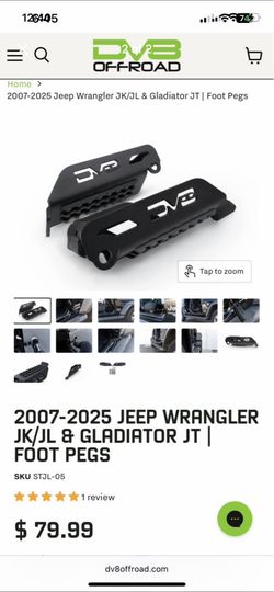 Jeep jk foot peg dv8