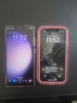 Samsung s22 and iPhone xr both unlocked