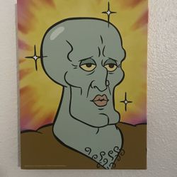 Handsome Squidward Canvas