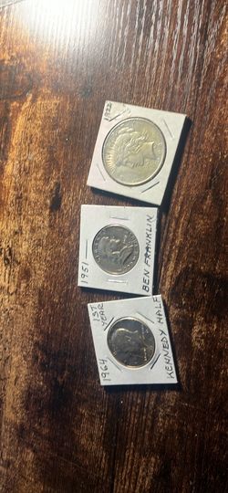 Collectible vintage silver coins