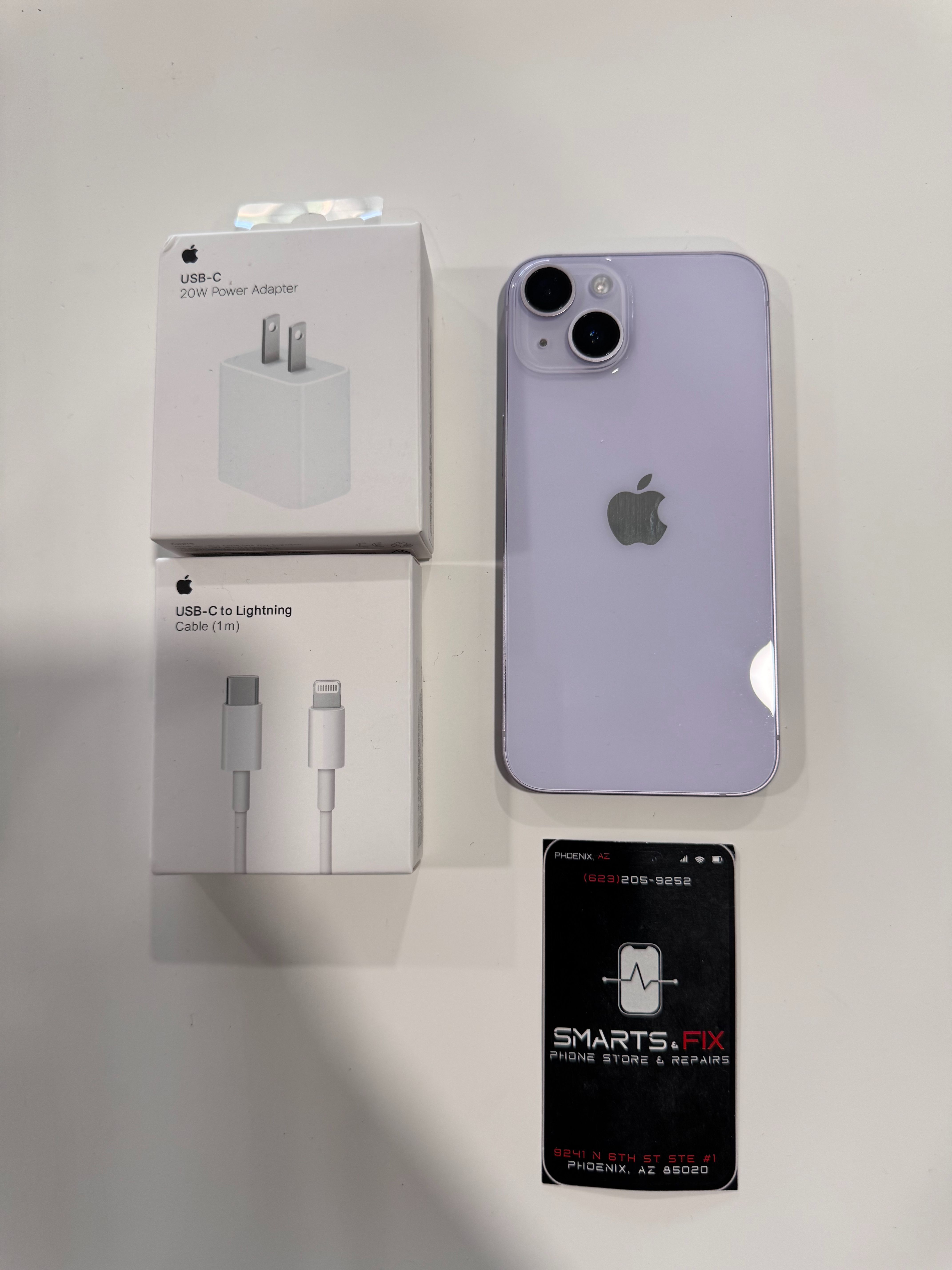 Apple iPhone 14 128 GB - Purple (Unlocked) + Warranty