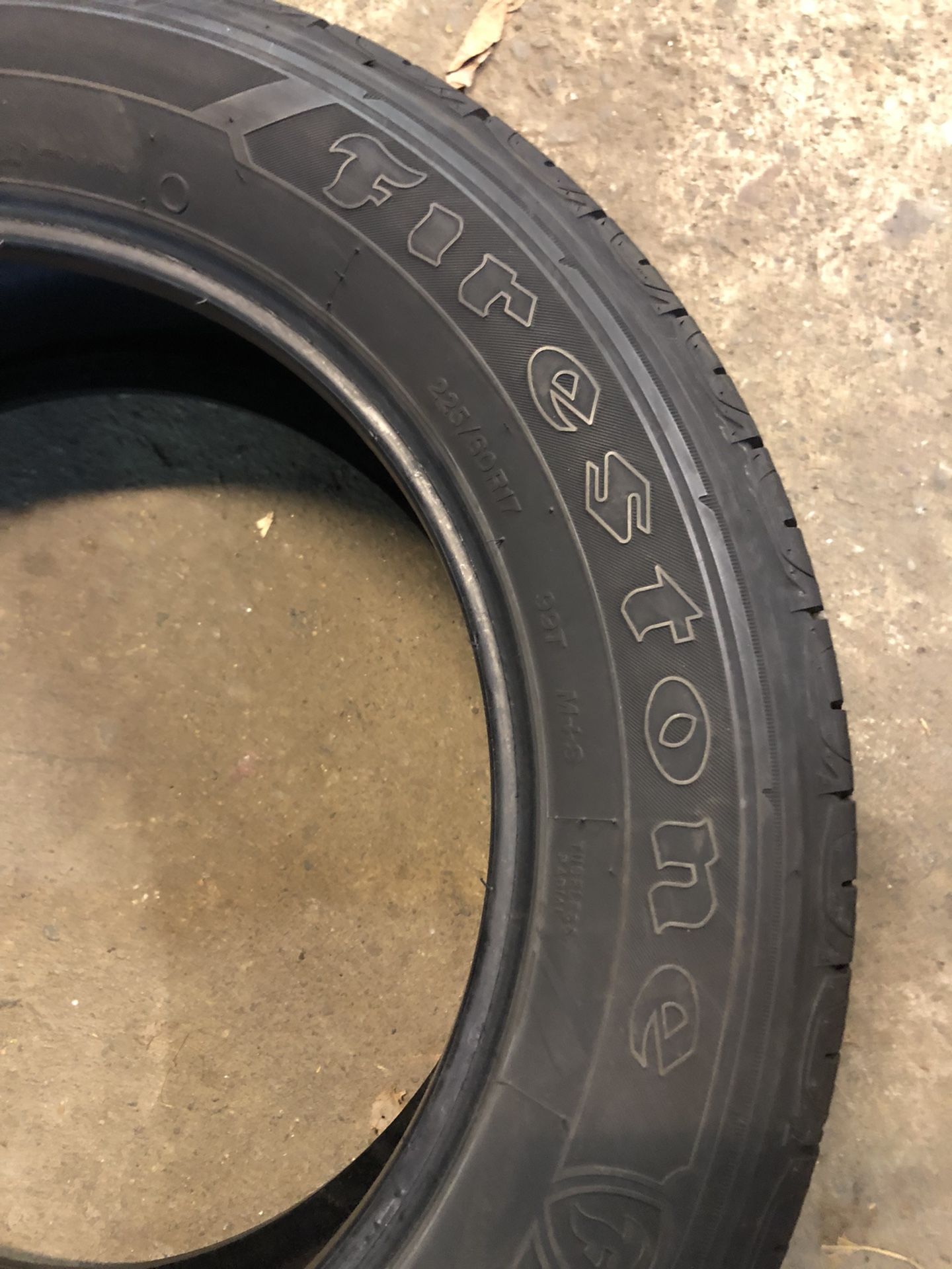 Pair Tires 225 60 17