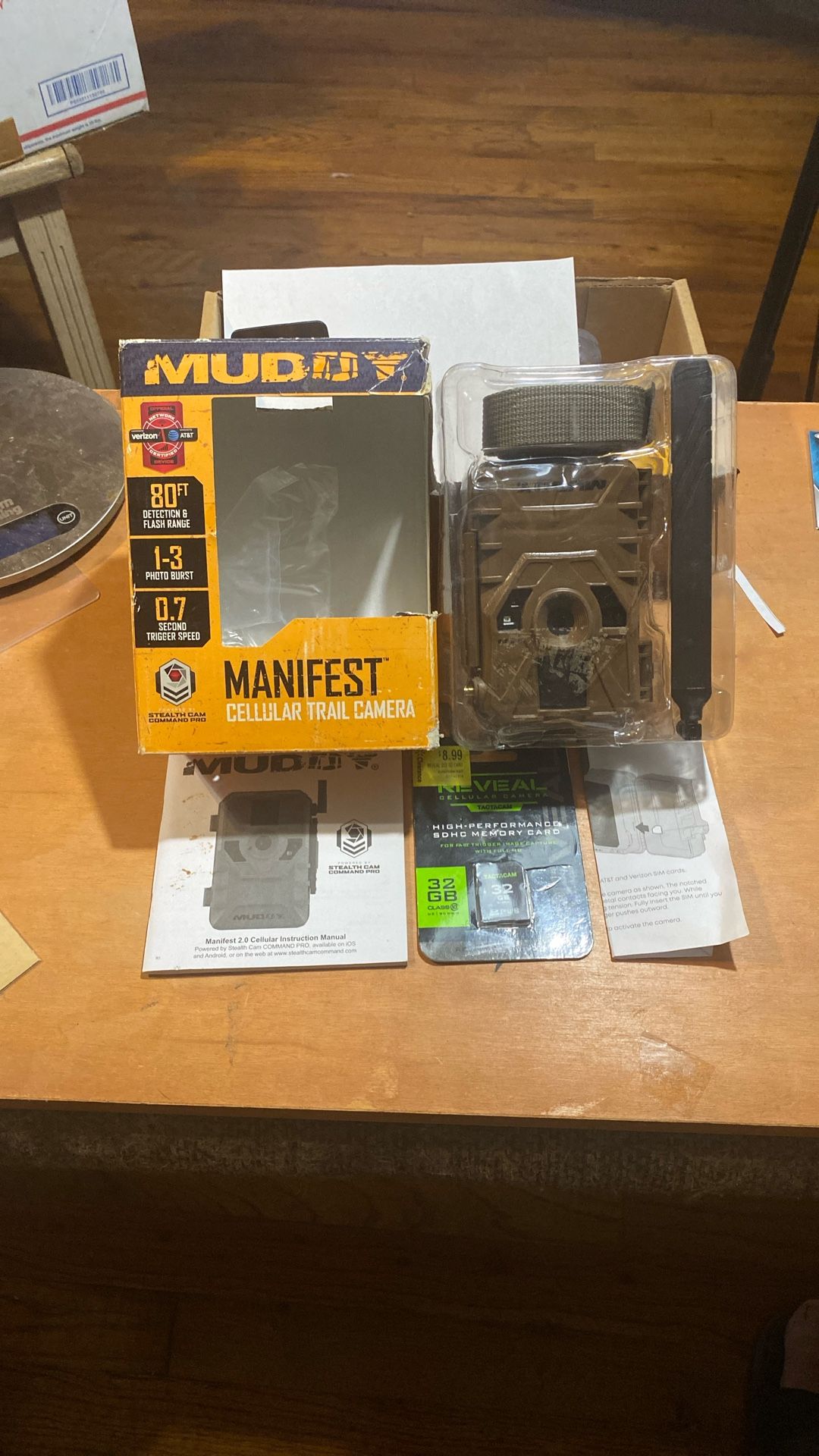 Muddy Manifest MUD-VRZ V2 Verizon Wireless 16MP Cellular Trail Camera NEW 80ft