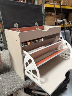 Brand new shoes rack gray with storage for sock?