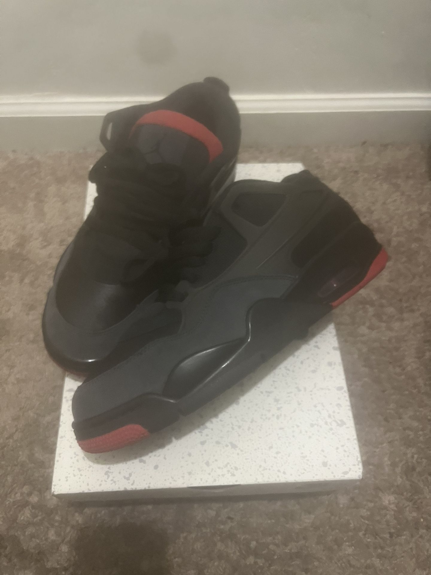 JORDAN 4 RM Black/Varsity Red