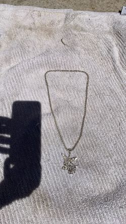Archangel Michael pendant and rope chain