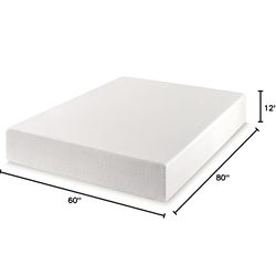Queen Mattress 12 Inch Green Tea Memory Foam.