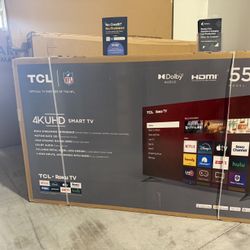 55”TCL UHD 4K SMART TV 