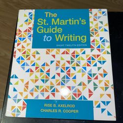 The St. Martin’s Guide to Writing College book