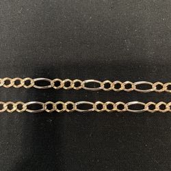 Tri Color 14k Gold Chain