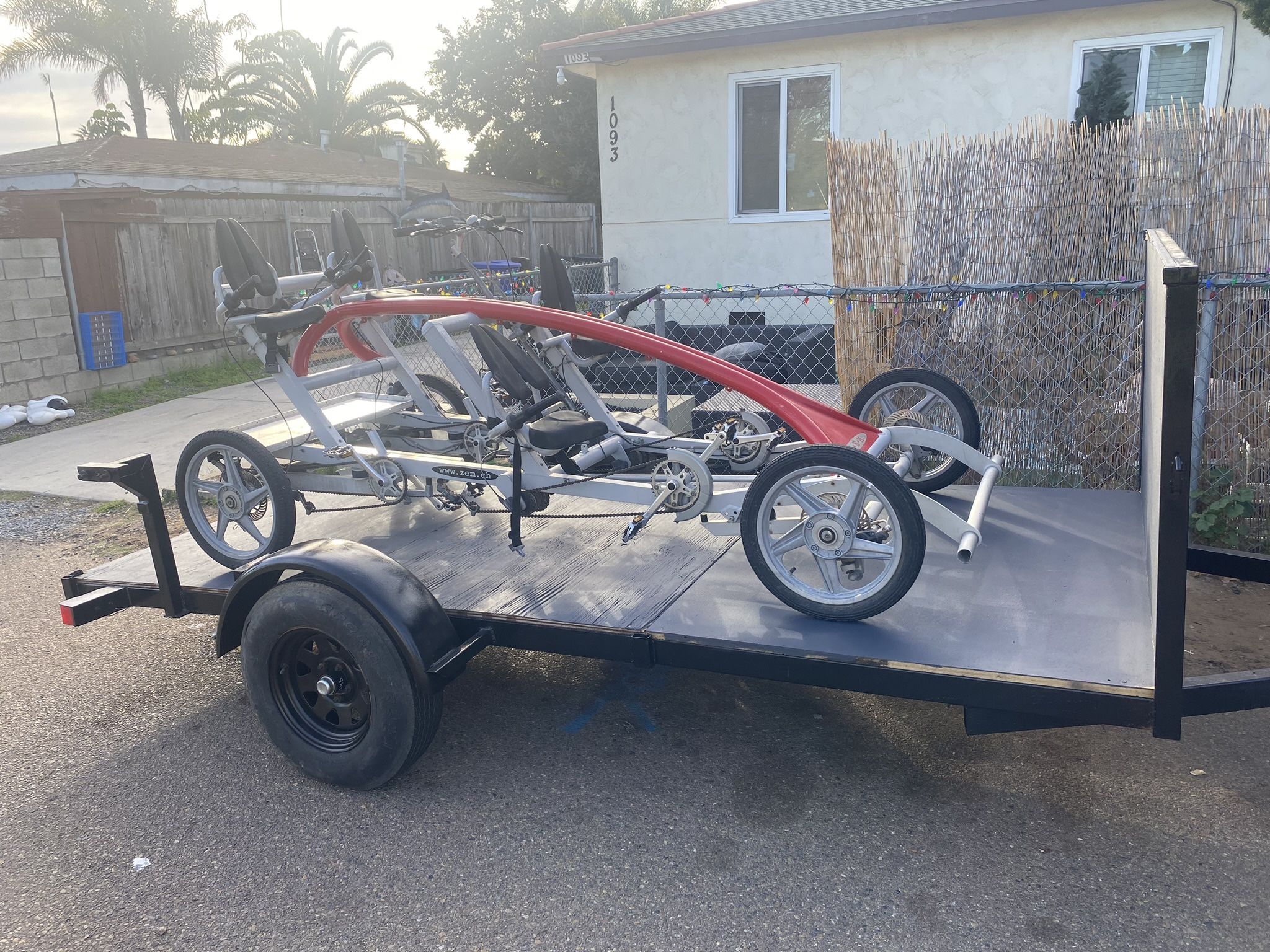 Bicycle And Trailer Good Price $3700
