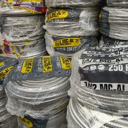 New 12/2 MC metal clad cable