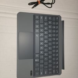 Backlit Keyboard for Surface Go 4/3/2/1, 7 Colors Font Backlight Detachable Wireless Type Cover Keyboard with Trackpad Compatible with Microsoft Surfa