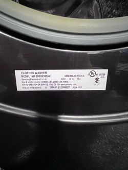 Washer and Dryer