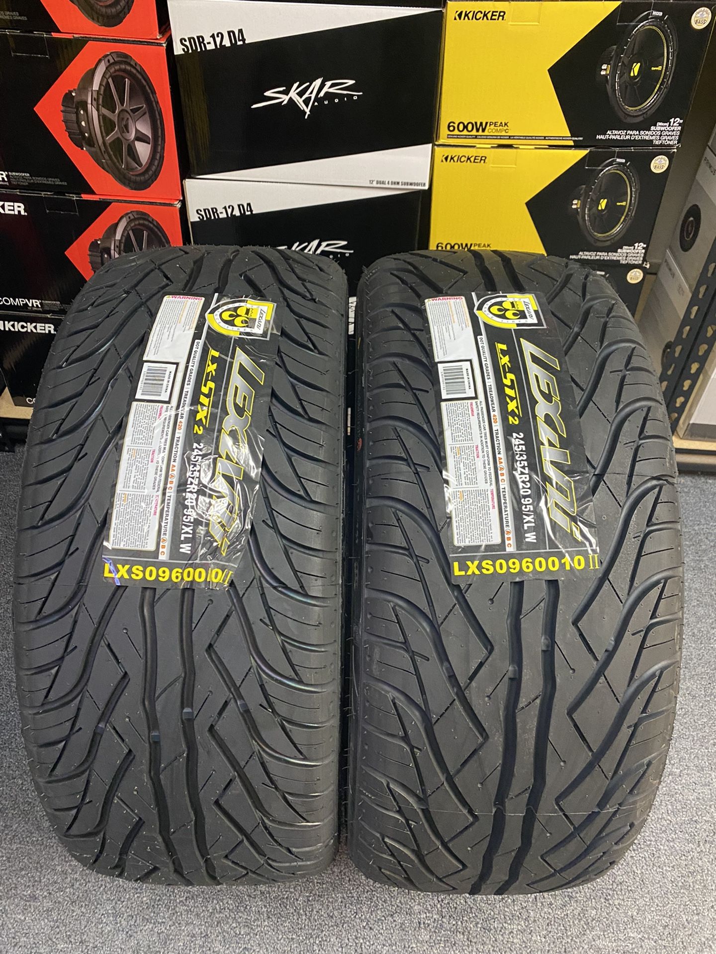 New (2) 245/35/ZR20 Lexani High Performance Tires 245 35 20 {No Credit Easy Financing} 🤑 🔥