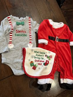 Baby Boy Christmas Onesie