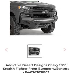 Chevy 1500 Stealth Fighter Front Bumper 