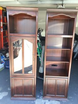 Two towers with light