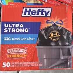 Hefty 33 Gallon Bags