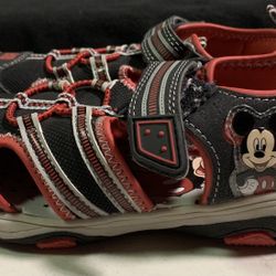 Mickey Mouse boys size 12 keen style sandals - worn once like new 