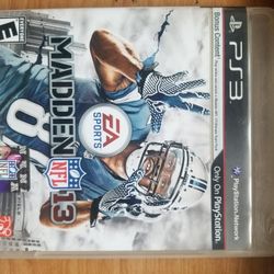 Madden 13 on Playstation 3