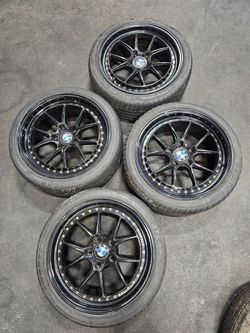 BMW RIMS Flow Forming Technology Rims and Tires 225/40/18 ATLAS FORCE HP