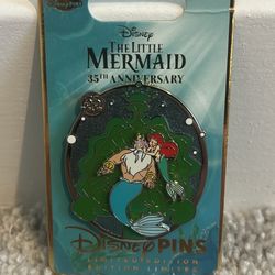 Little Mermaid Pin Rare Limited Disney