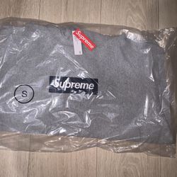 Supreme Box Logo Hooded Sweatshirt (FW25) Heather Grey Size Small