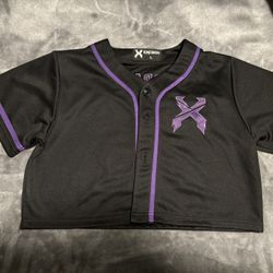 Excision Cropped Rave Jersey - Large