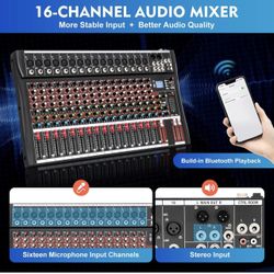 16-CHANNEL AUDIO MIXER