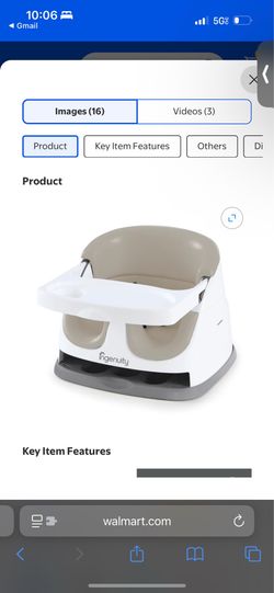 Ingenuity Baby Base 2-in-1 Booster Feeding Seat - Cashmere Tan