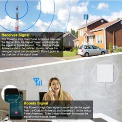 Brand New in Box) Cell Phone Signal Booster Verizon Signal Booster T Mobile  Sprint Cricket AT&T Cell Phone Booster for All US Carriers Boost Voice/D  for Sale in Sugar Land, TX -