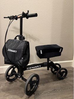 Barely Used ZenArt Knee Scooter w/ Upgraded Cushion – Like New!