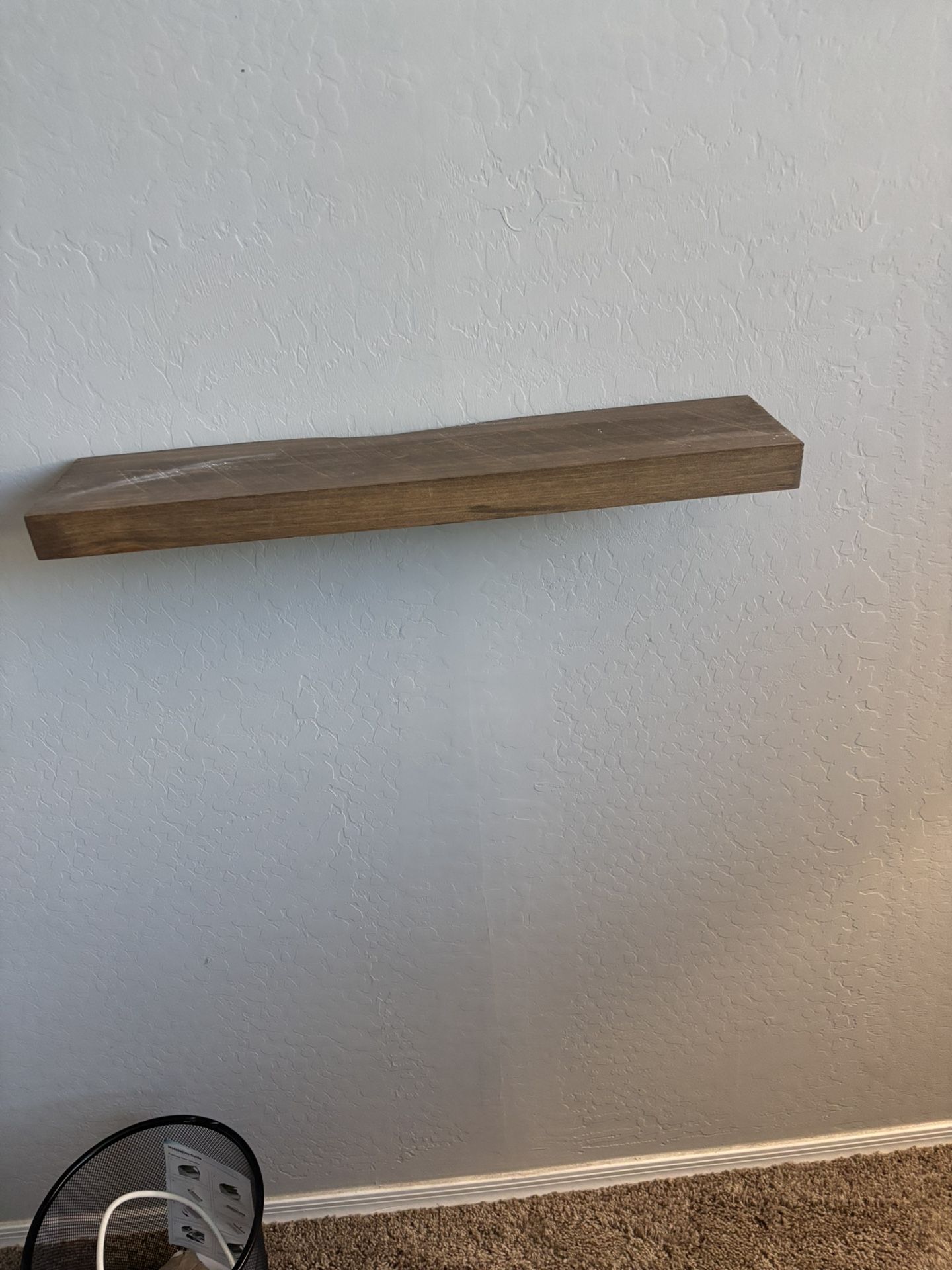 Floating Wooden Shelves X2