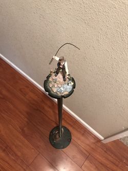 Fishing pole stand