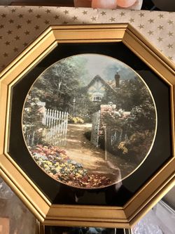 Thomas Kinkade Plate “Olde Garden Cottage “