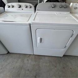 Whirlpool Set Washer And Dryer Electric. Large Load Capacity 