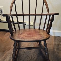 MCM Mahogany Child's Rocking Chair