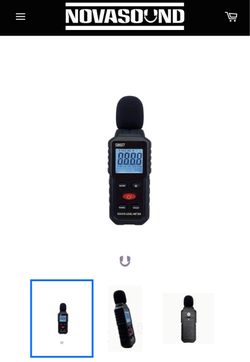 Sound Pressure Level dB Environmental Digital Voltage Meter - Nova Sound