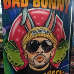 Bad Bunny Blanket