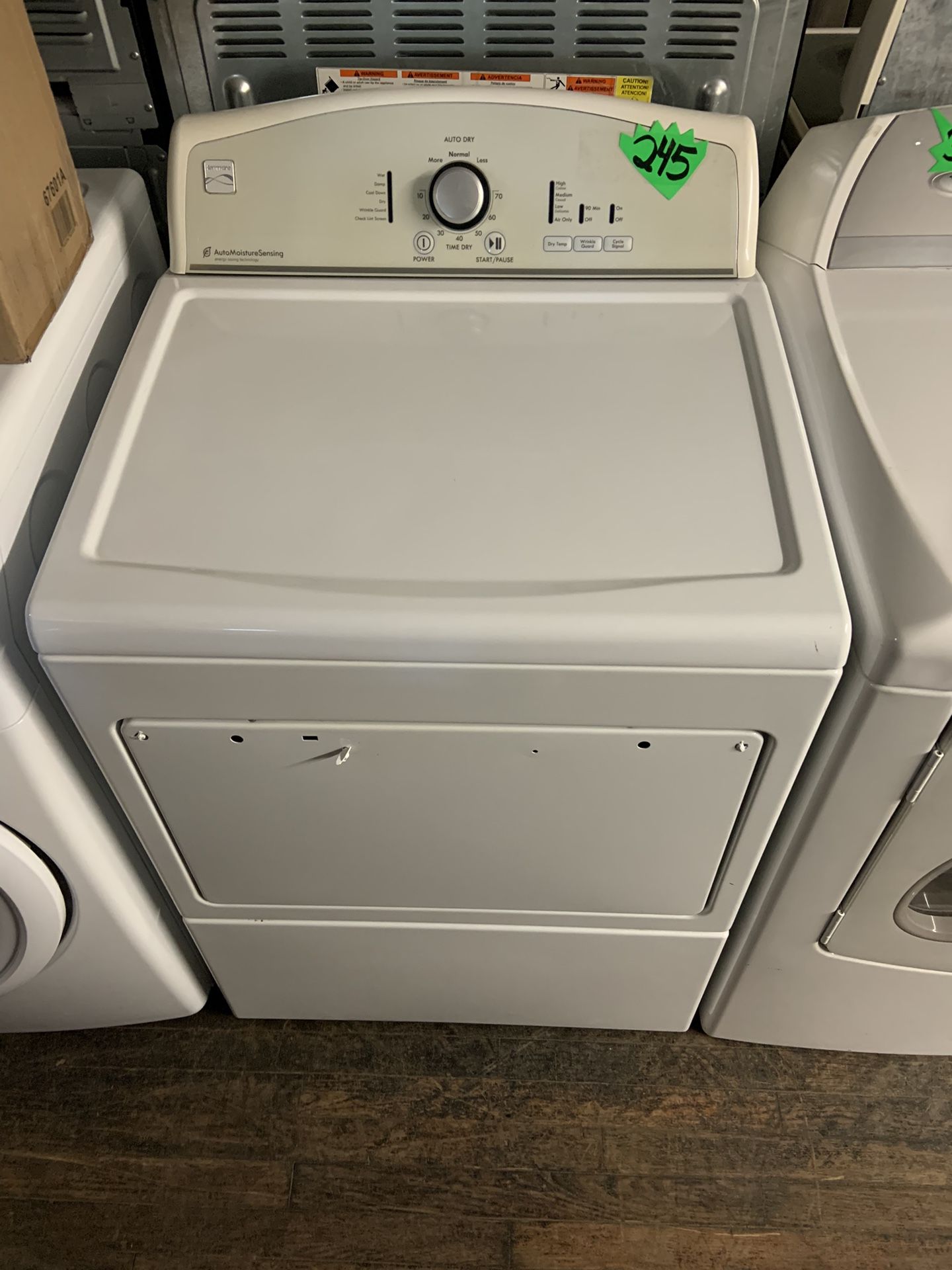 White Kenmore Dryer