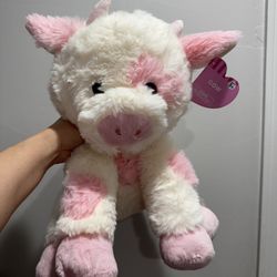 Pink & White Cow Plush 🐮💕