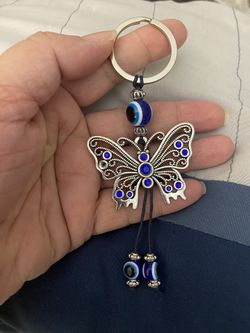 Evil Eye 🧿 Butterfly 🦋 Keychain $12