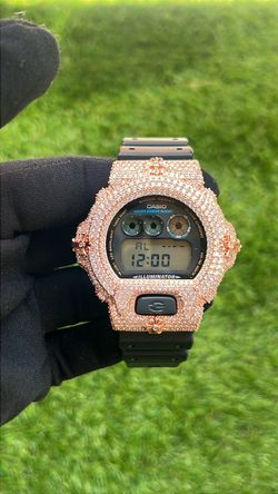 Rose Gold Iced G Shock