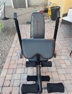 Marcy Adjustable Weight Bench and squat rack