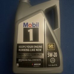5w-20 Mobil 1 Motor Oil
