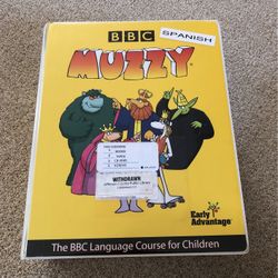 Muzzy Spanish Language Course For Children - 5 VHS Tapes, CD, 2 Cassettes, Read along Booklet