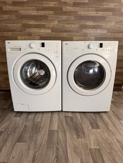 LG washer and gas dryer