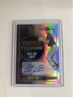 2026 Panini Donruss Elite Marek Houston Auto