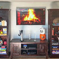 Entertainment Center With Bookshelves